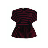 Everything Must Change (EMC) Girls Burgundy and Navy Dress